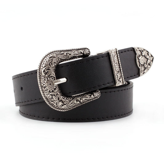 Retro Multi-Color Pin Belt