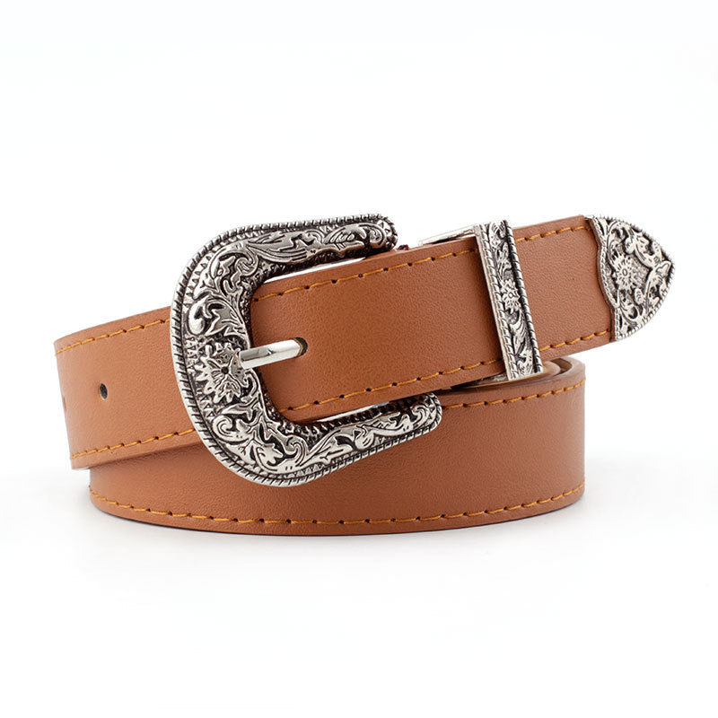 Retro Multi-Color Pin Belt