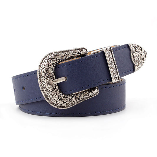 Retro Multi-Color Pin Belt