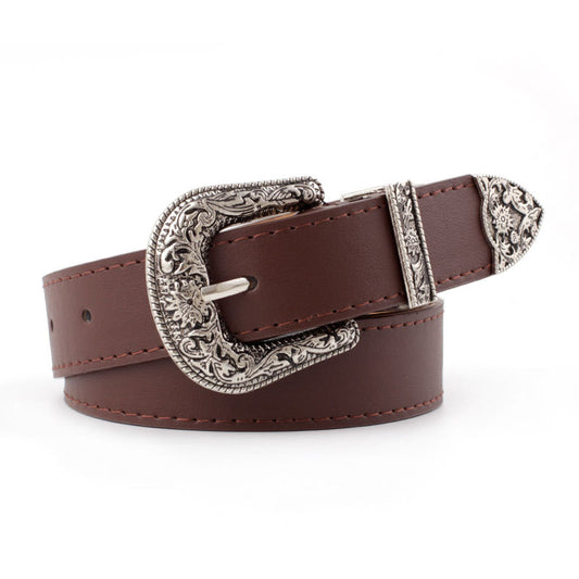 Retro Multi-Color Pin Belt