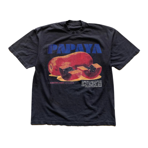 Papaya Print Tee