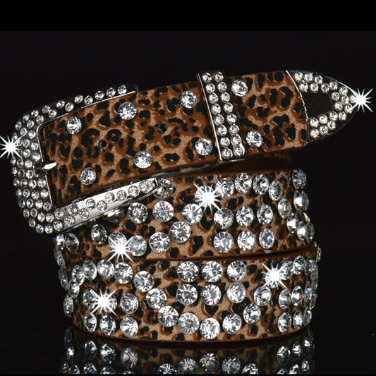 Rhinestone Belt Multi-Color