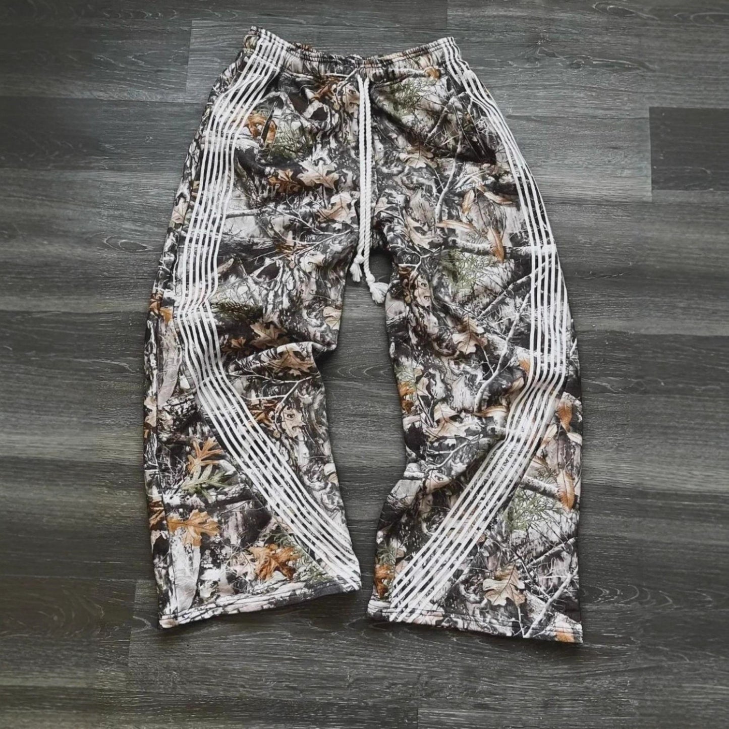 Straight Leg Striped Joggers