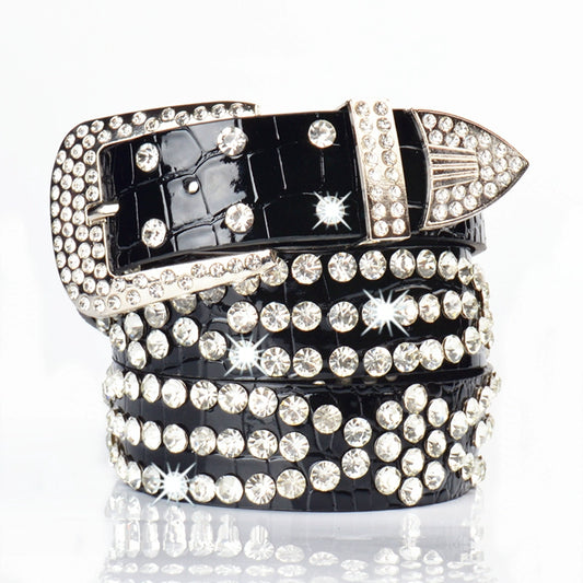Rhinestone Belt Multi-Color