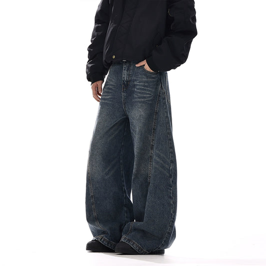 Blue Vintage Baggy Jeans