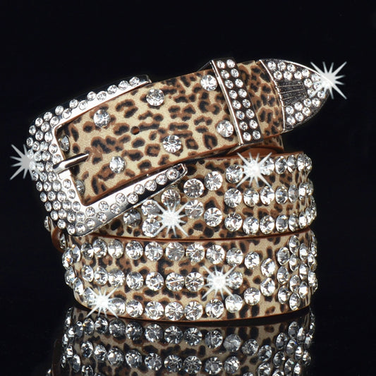 Rhinestone Belt Multi-Color