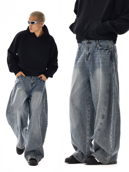 Straight Leg Baggy Jeans