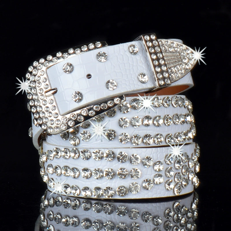 Rhinestone Belt Multi-Color