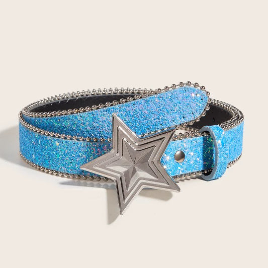 Star Pin Buckle Belt