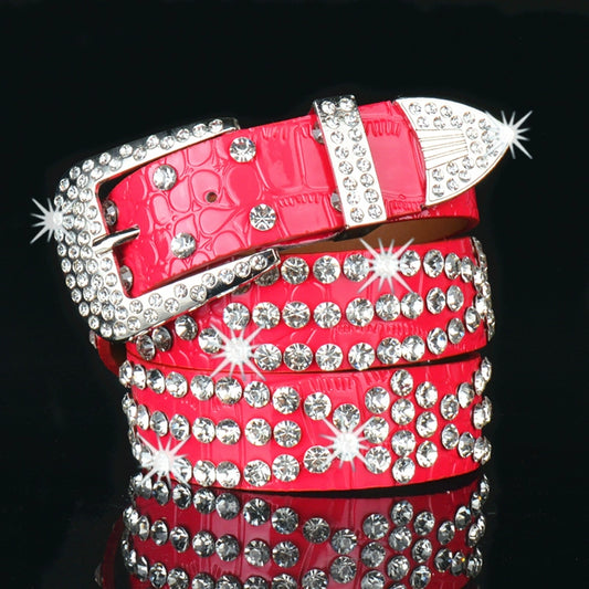Rhinestone Belt Multi-Color