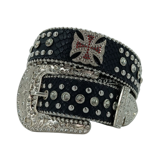 Rhinestone Pin Belt