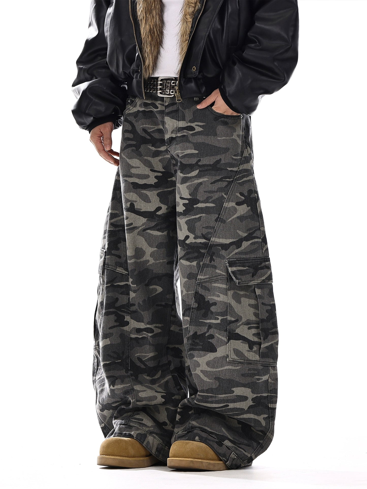 Camouflage Baggy Jeans