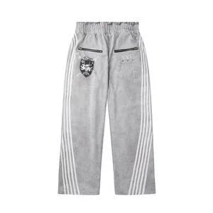 Gray Striped Tracksuit