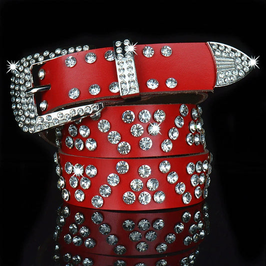 Rhinestone Belt Multi-Color