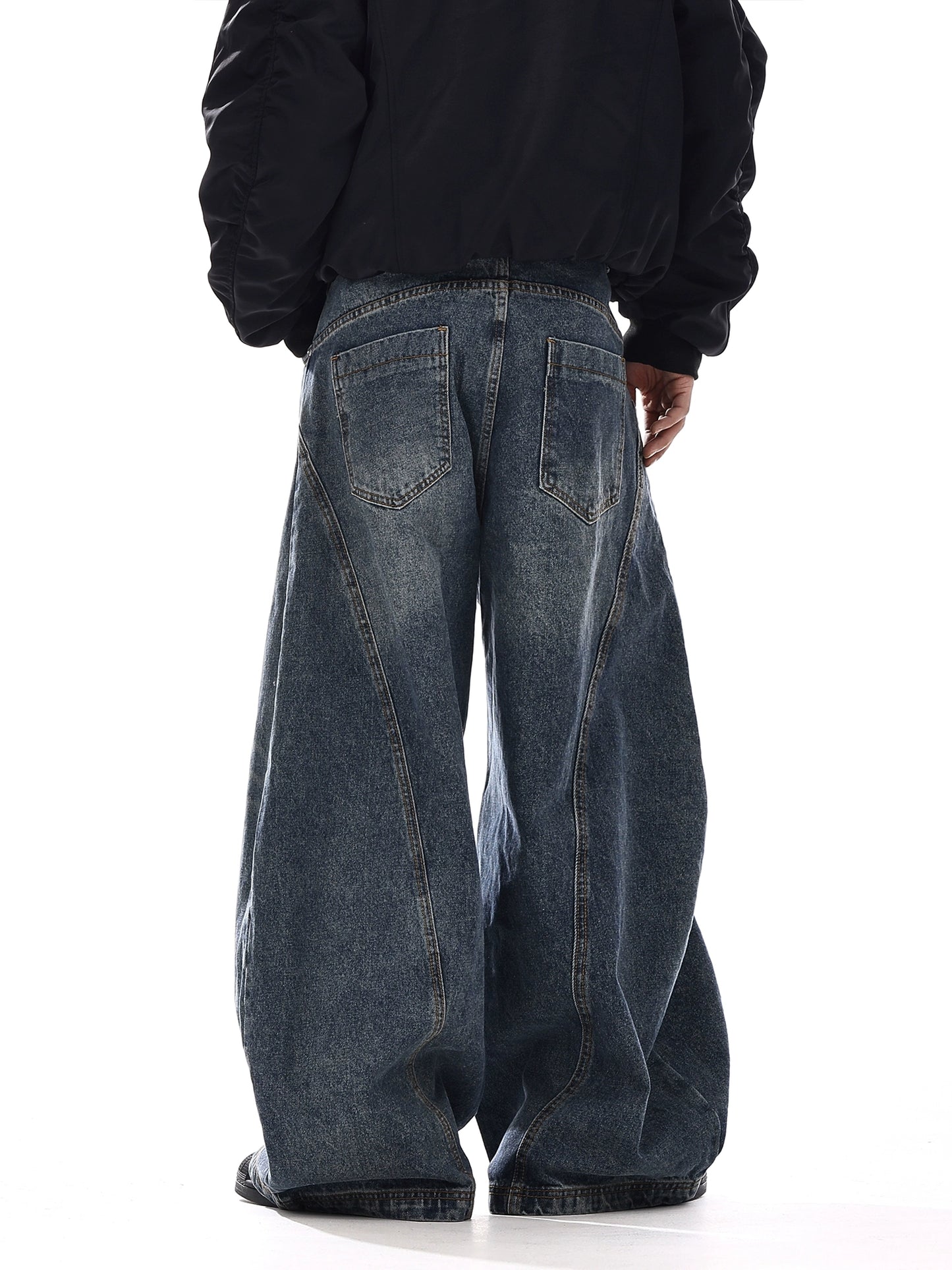 Blue Vintage Baggy Jeans