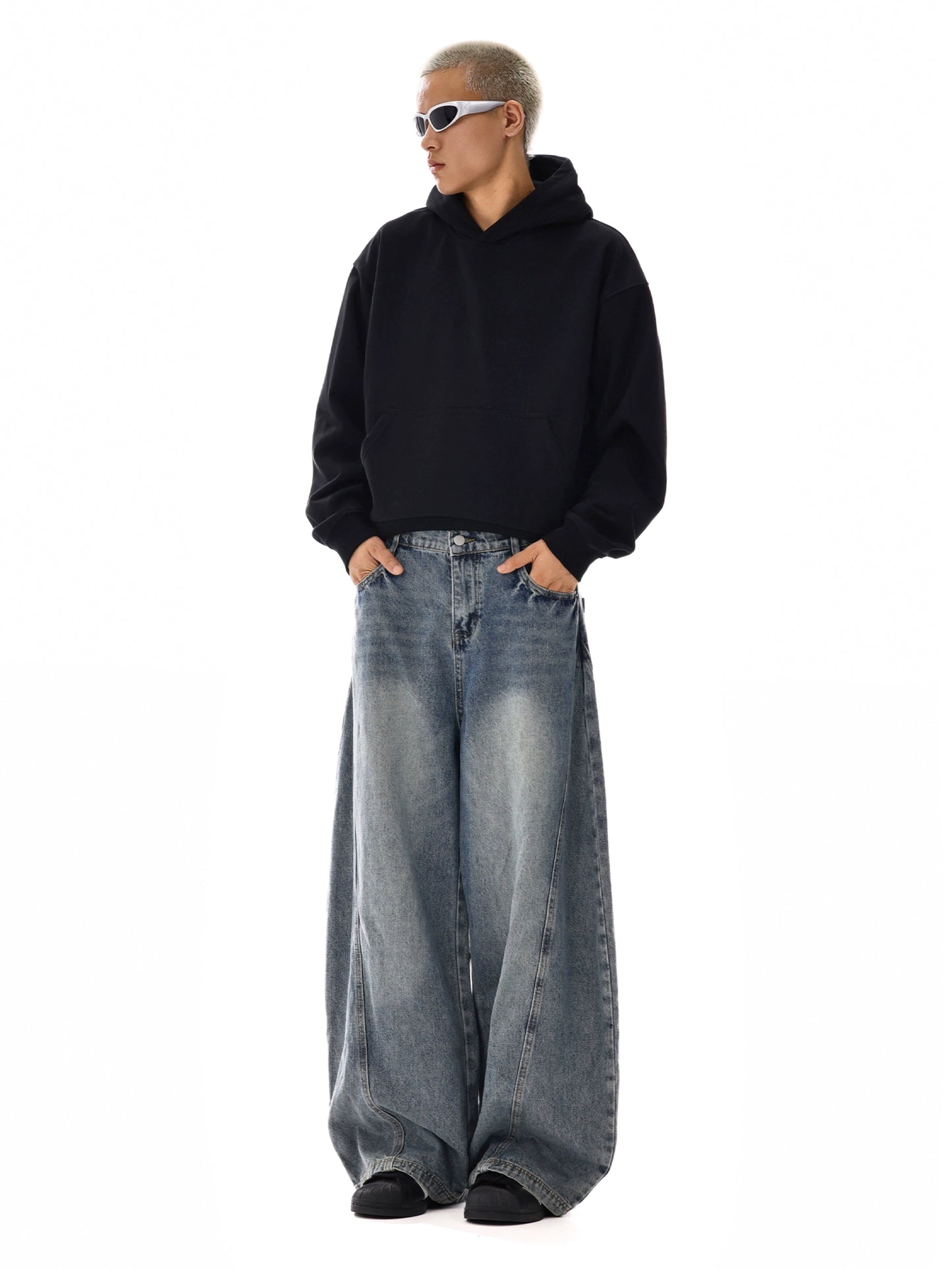 Straight Leg Baggy Jeans