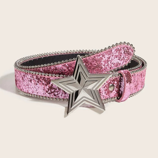 Star Pin Buckle Belt
