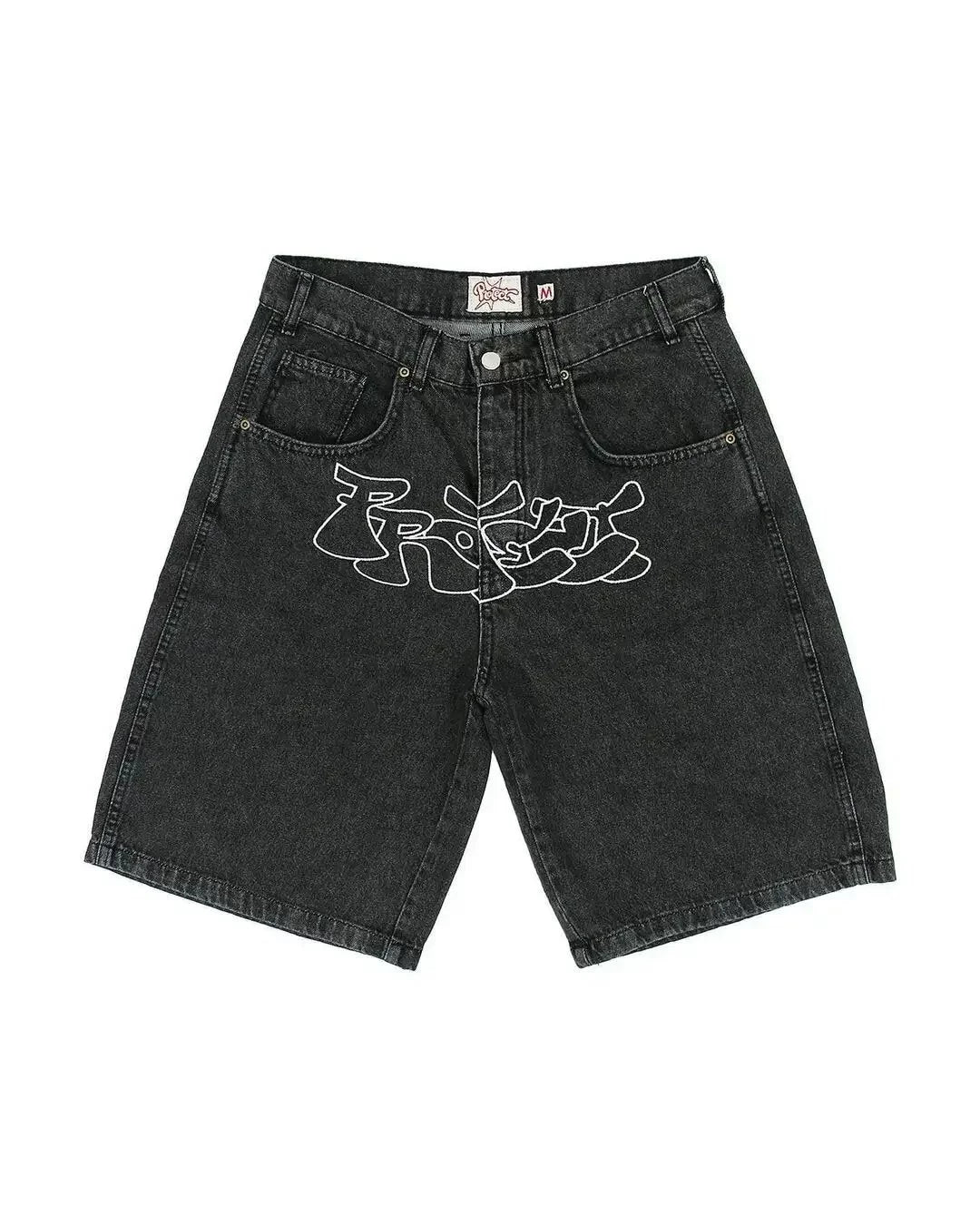 Frosty Graphic Denim Shorts