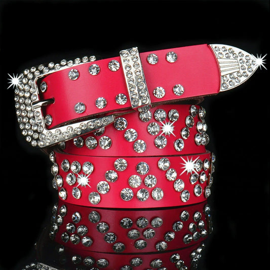 Rhinestone Belt Multi-Color