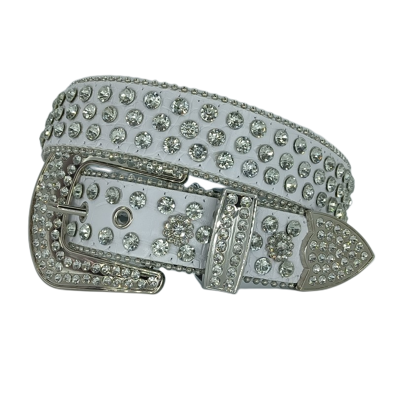 Rhinestone Pin Belt