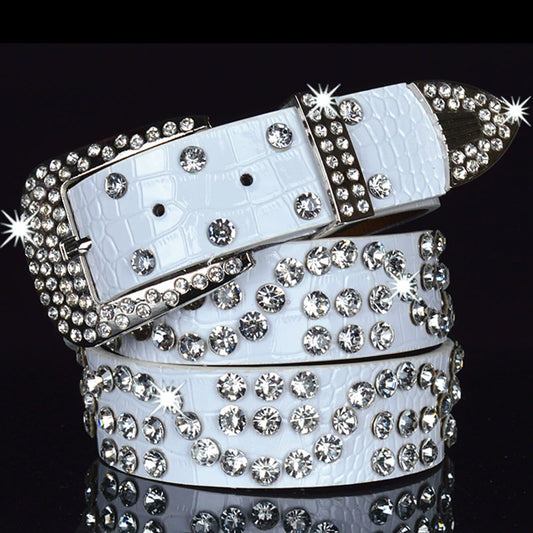 Rhinestone Belt Multi-Color