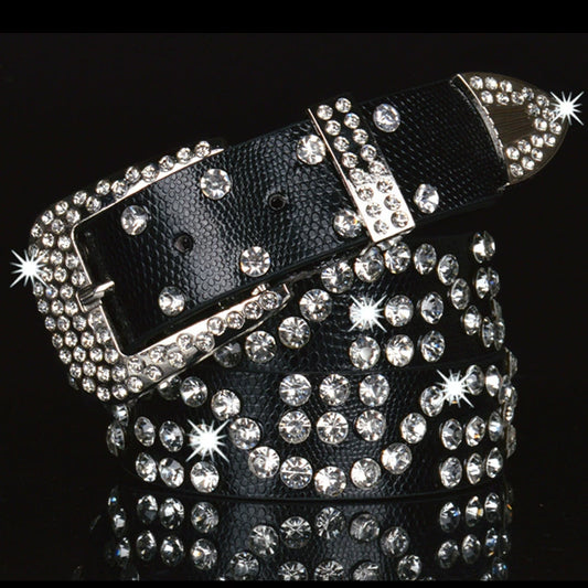 Rhinestone Belt Multi-Color