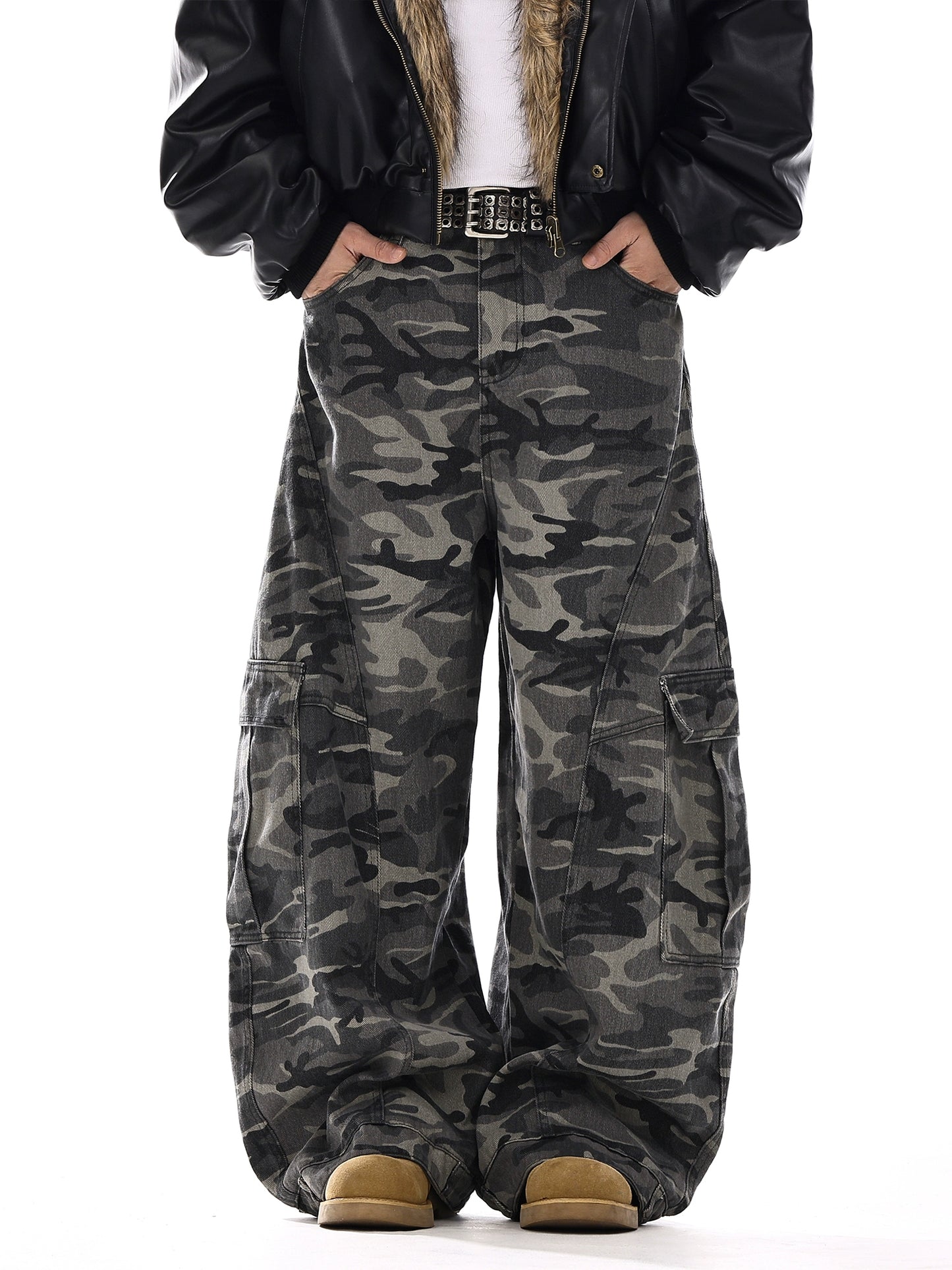 Camouflage Baggy Jeans