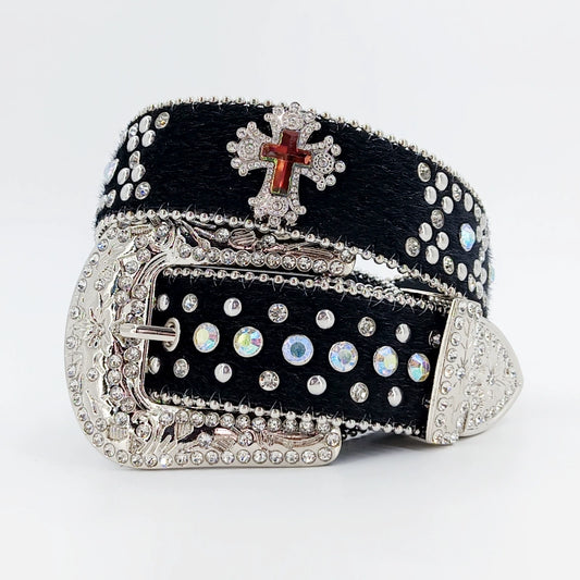 Rhinestone Pin Belt