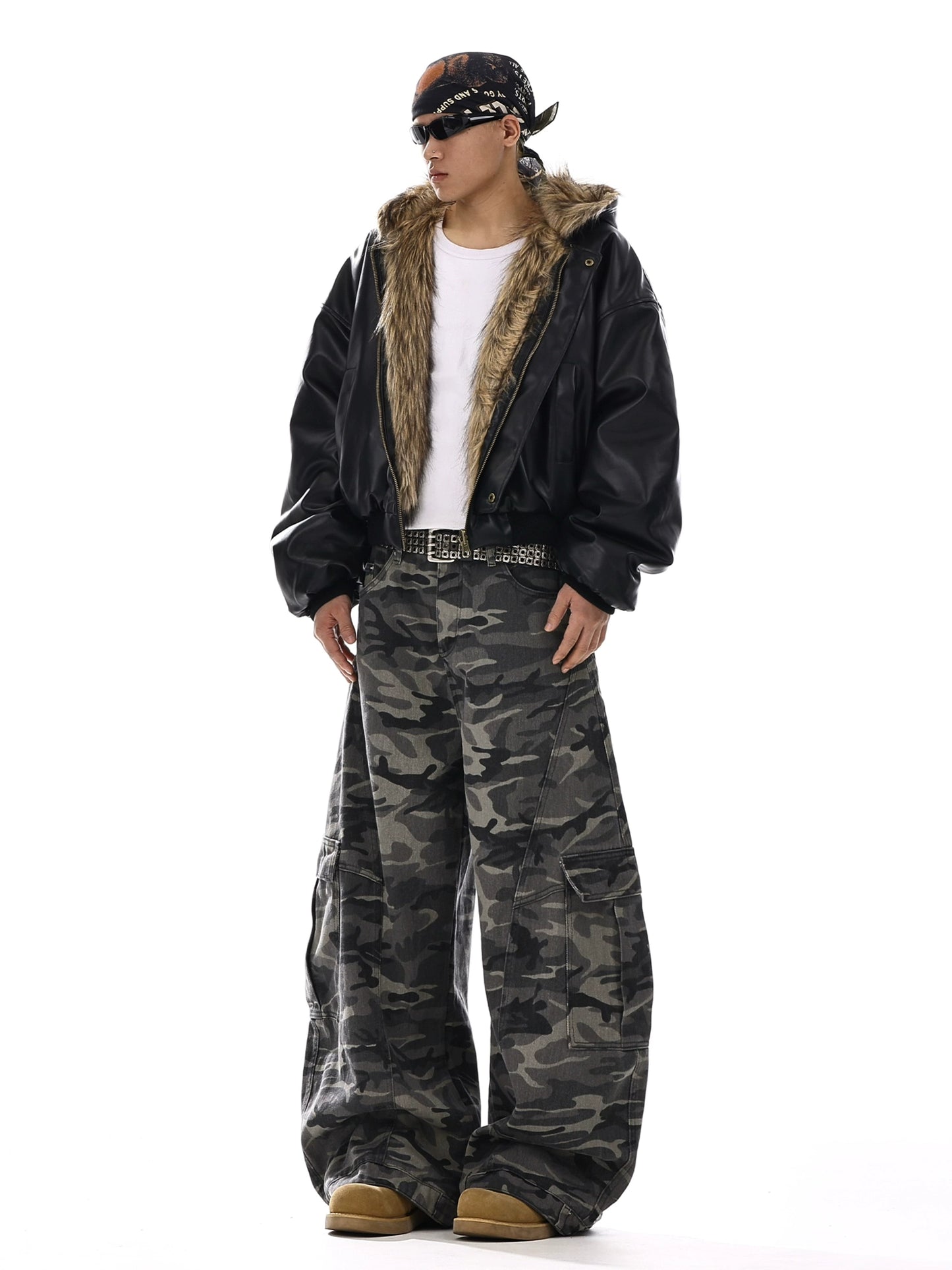 Camouflage Baggy Jeans