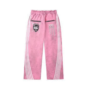 Pink Striped Tracksuit