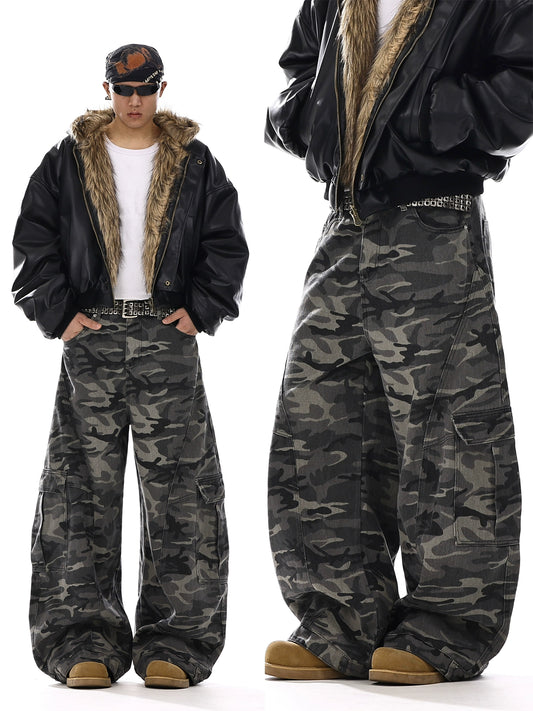 Camouflage Baggy Jeans
