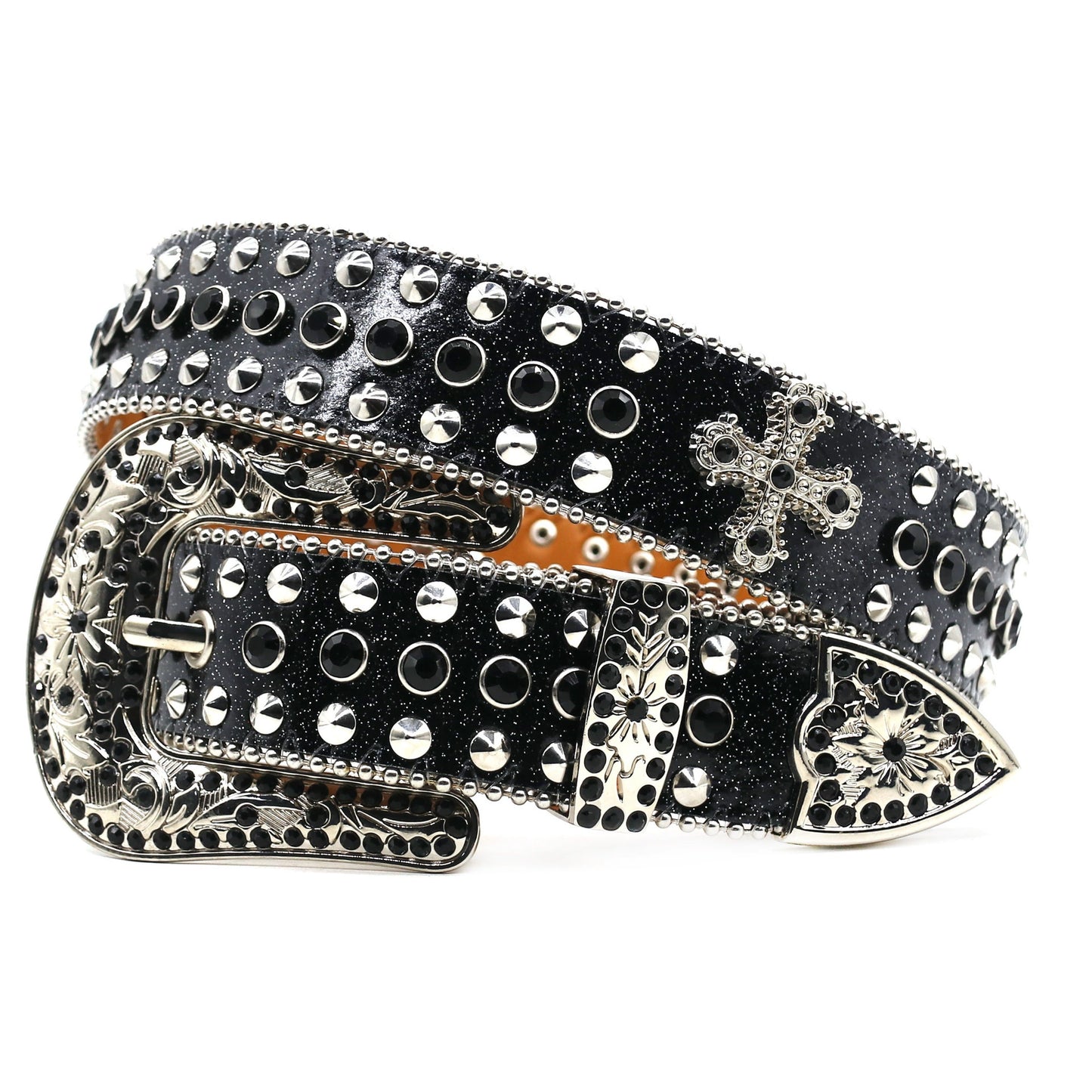 Rhinestone Pin Belt