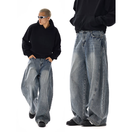 Straight Leg Baggy Jeans