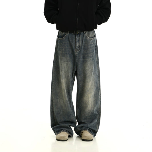 Spring Distressed Baggy Jeans