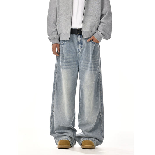 Washed Wide Leg Jeans
