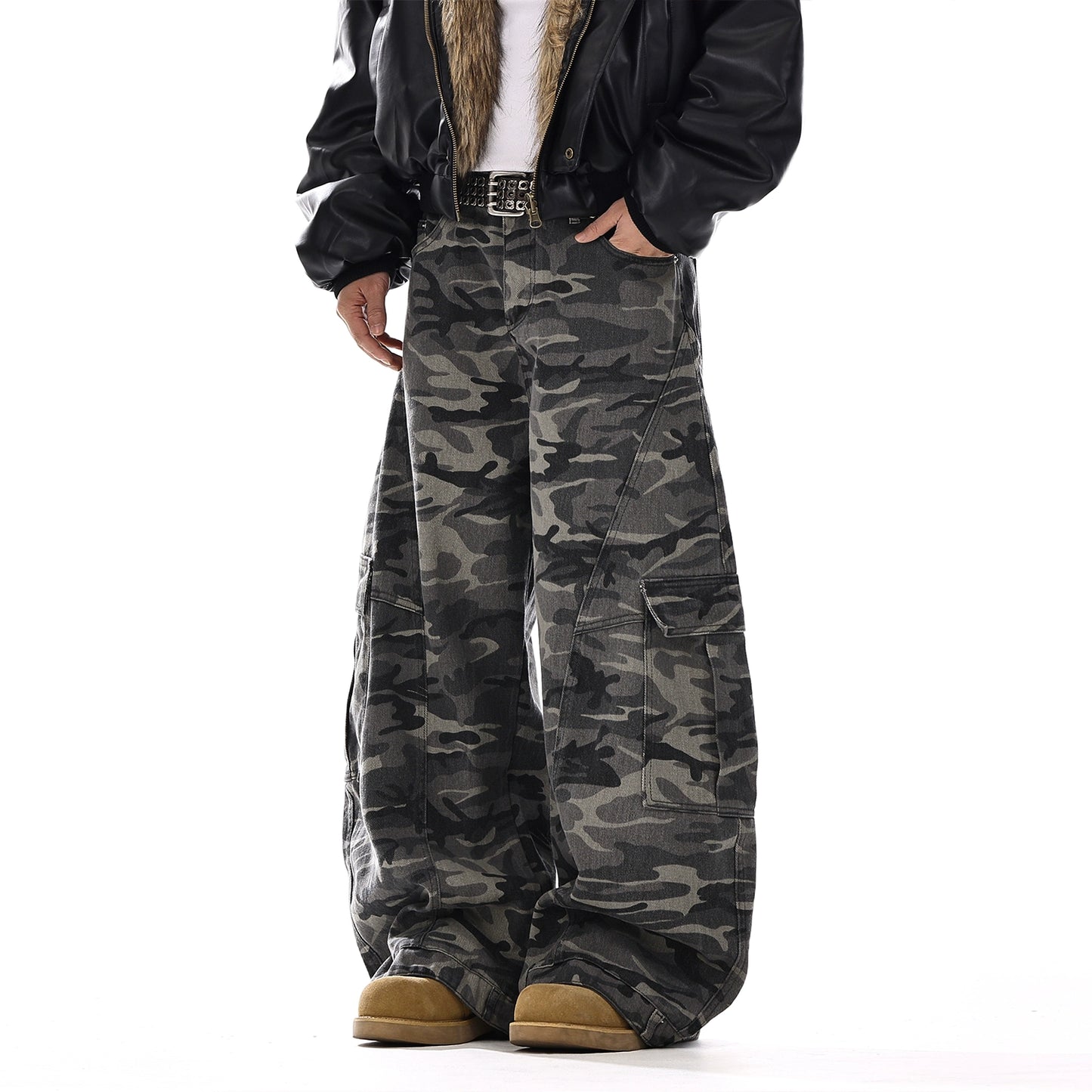 Camouflage Baggy Jeans