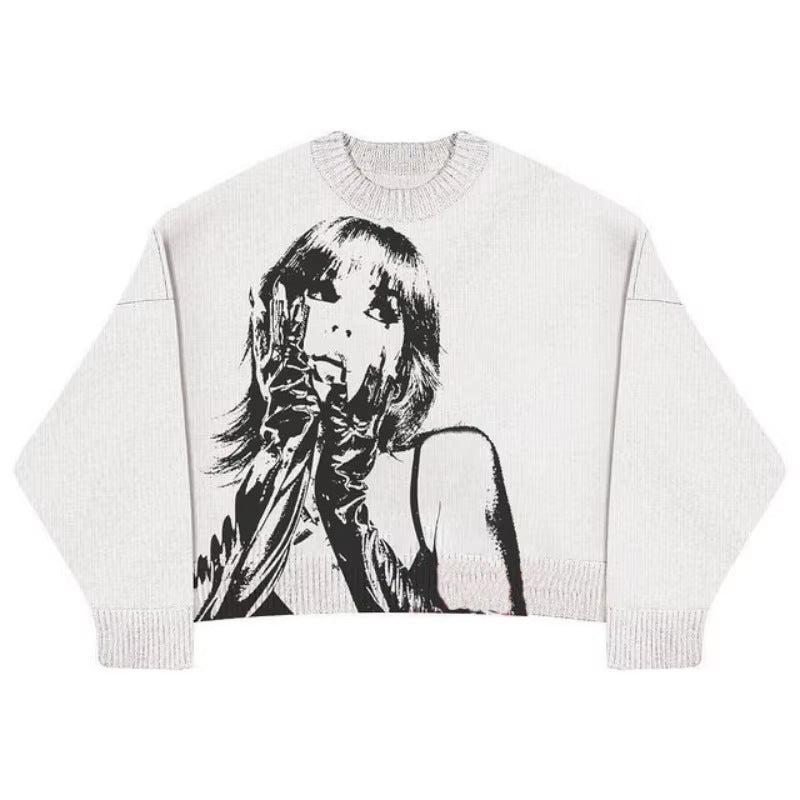 Ascend Graphic Knit Sweater