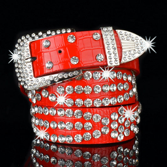 Rhinestone Belt Multi-Color