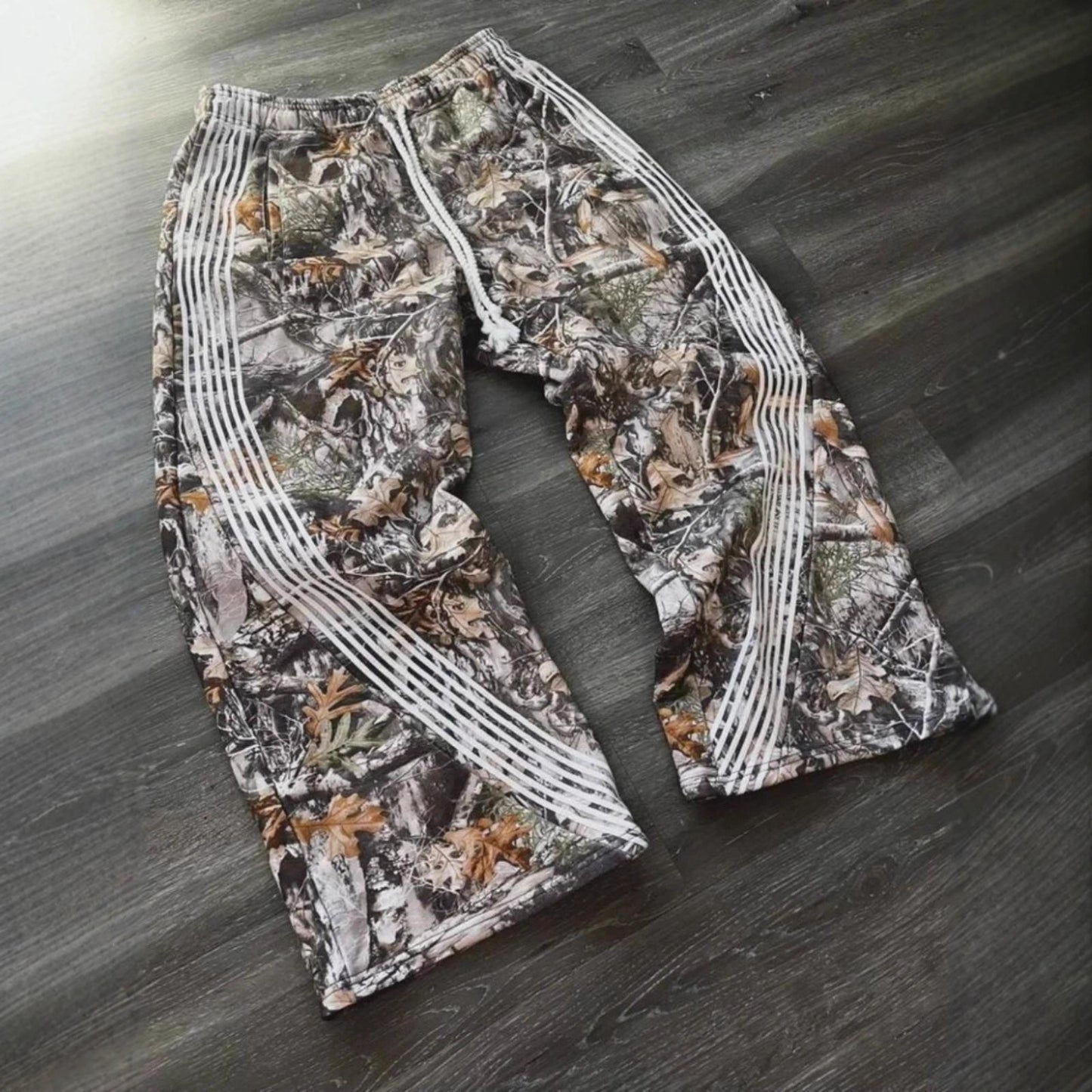 Straight Leg Striped Joggers