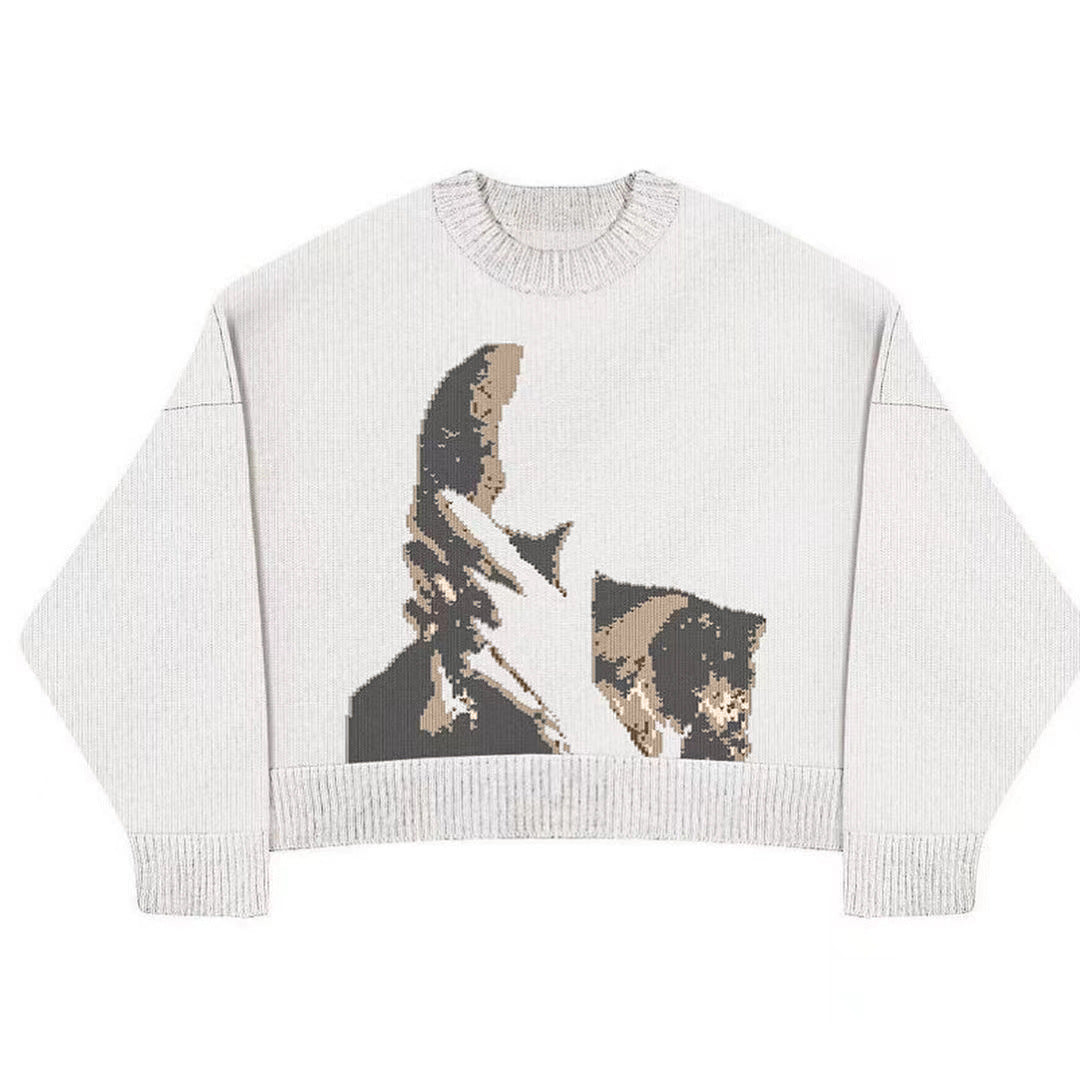 Blonde Graphic Sweater
