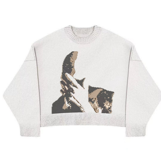 Blonde Graphic Sweater