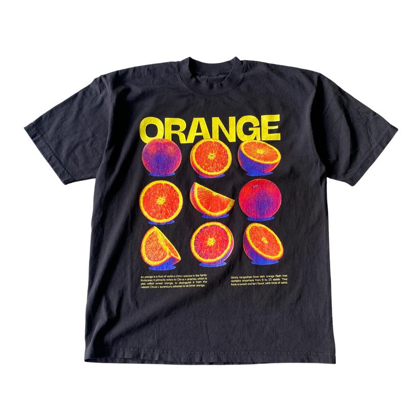 Orange Print Tee