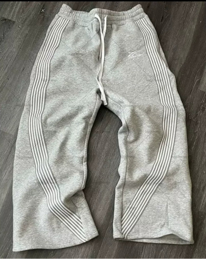 Straight Leg Striped Joggers