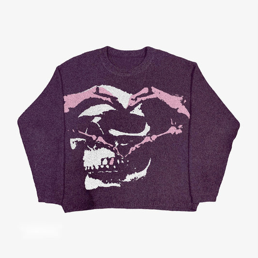 Hand Heart Knit Sweater