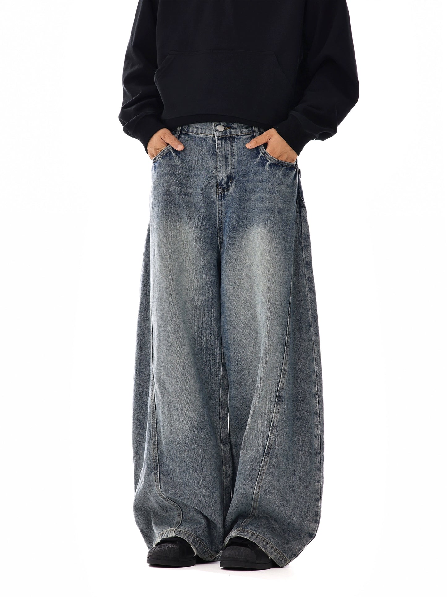 Straight Leg Baggy Jeans