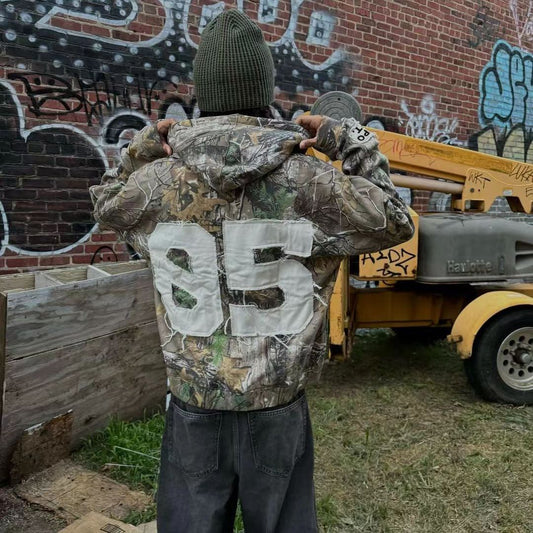 Tree Camo Zip-Up Hoodie